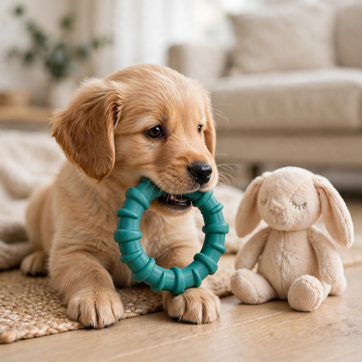 A Puppy's First Toys: Teething, Fetch, and Early Play