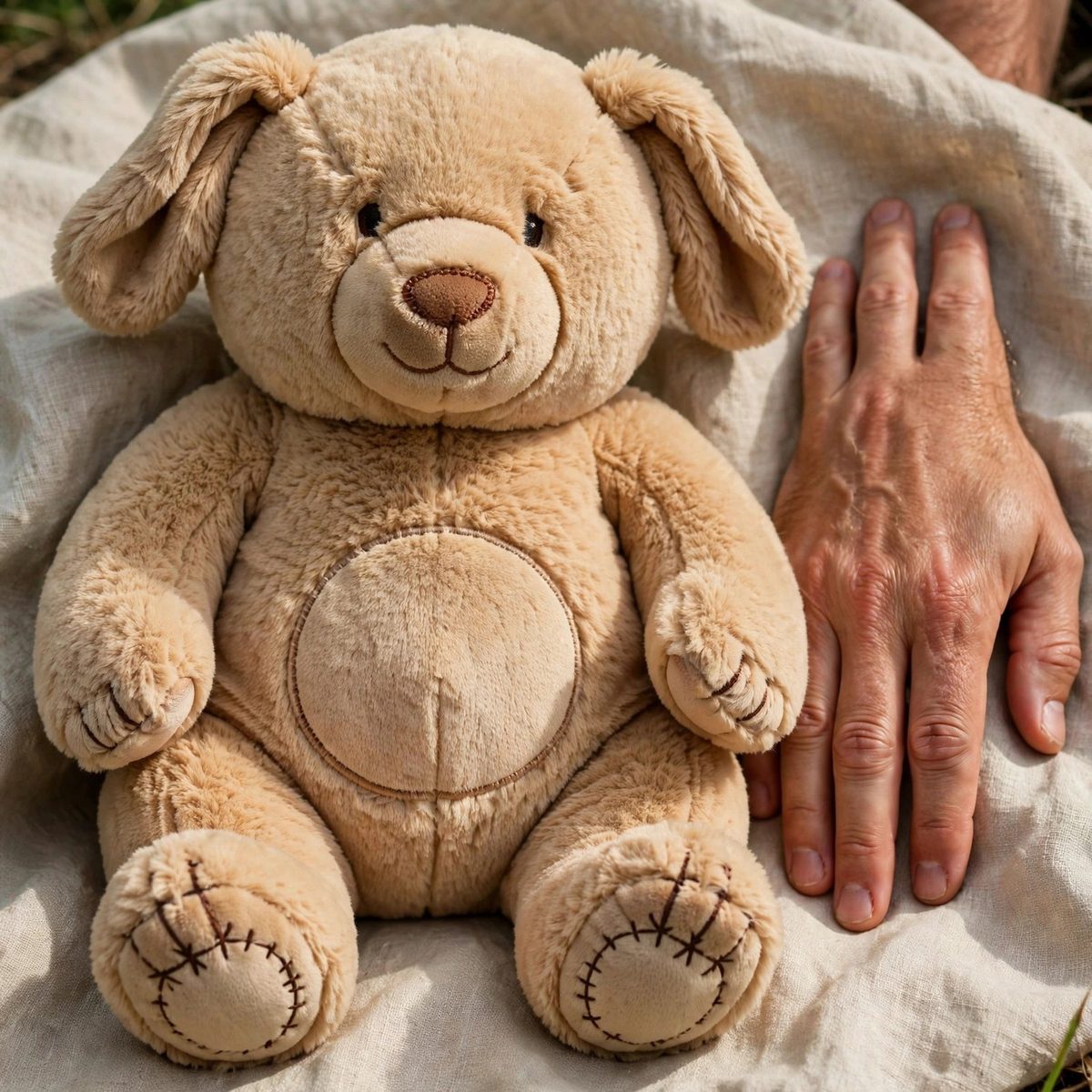 BouncePup Cuddle Plush Bear, Large — view 5