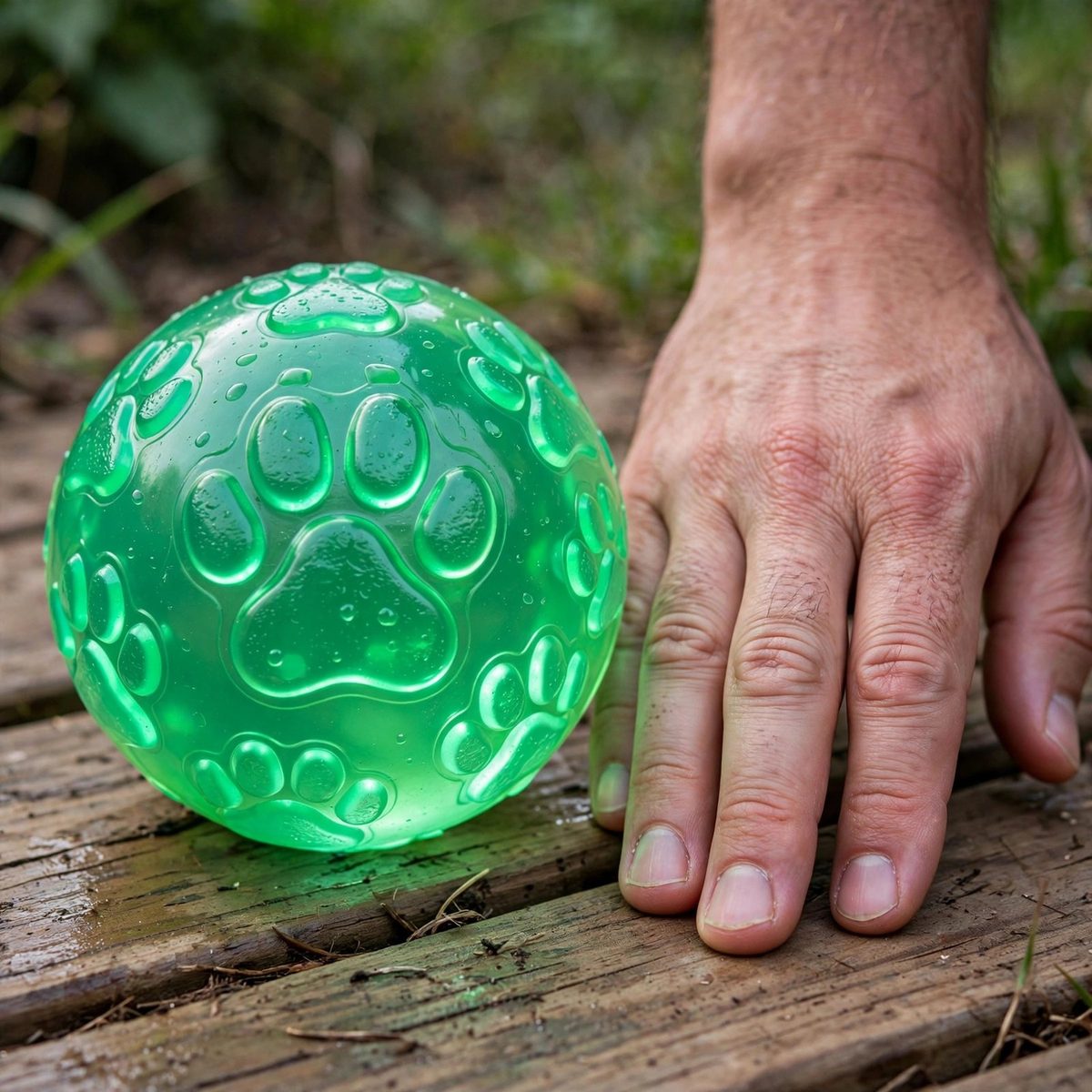 BouncePup Glow Fetch Ball for Night Play — view 5