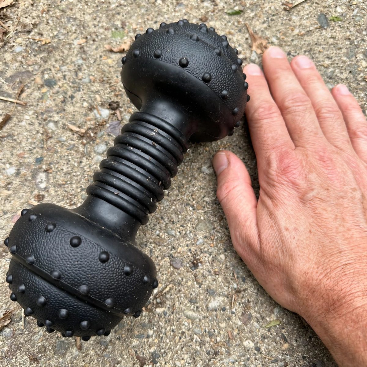 BouncePup Heavy-Chewer Rubber Dumbbell — view 5