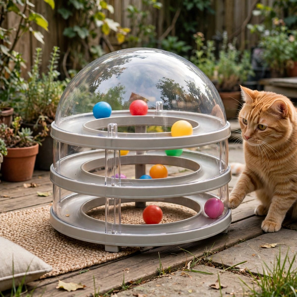 BouncePup Rolling Cat Ball Track — view 4