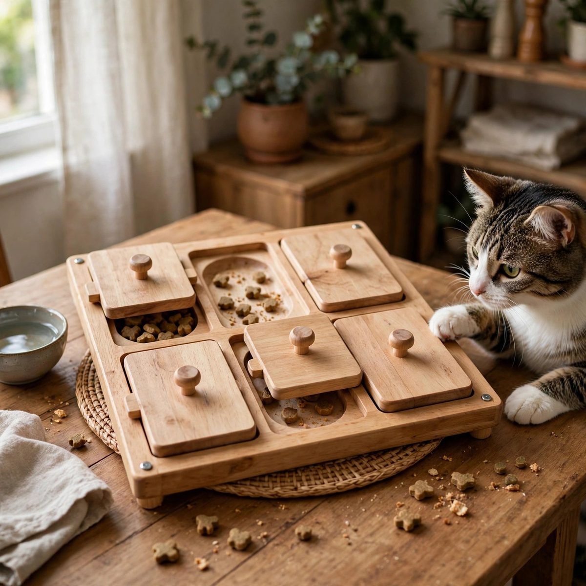 ChaseTail Sliding Puzzle Treat Board — view 4
