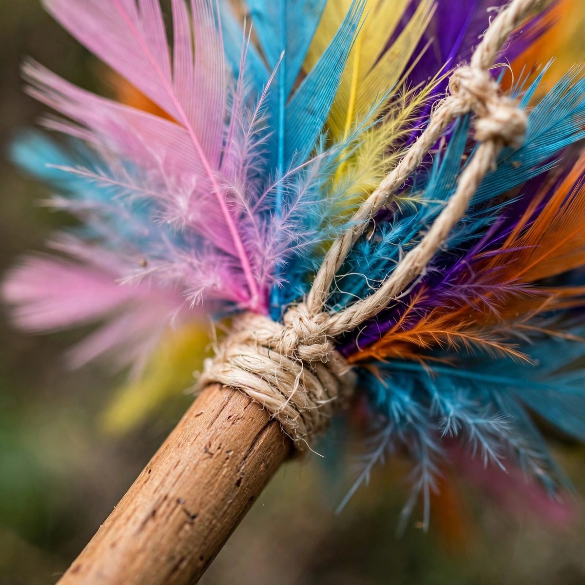 WiggleWhisk Feather Wand Cat Toy — view 3