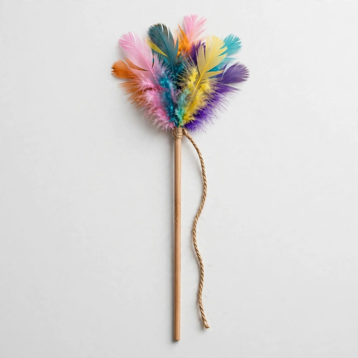 WiggleWhisk Feather Wand Cat Toy