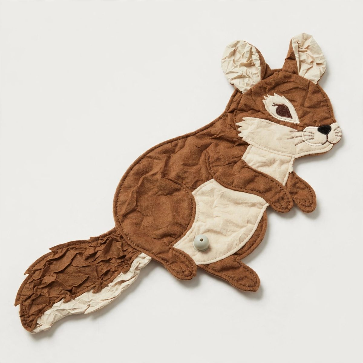 WiggleWhisk No-Stuffing Plush Squirrel — view 2
