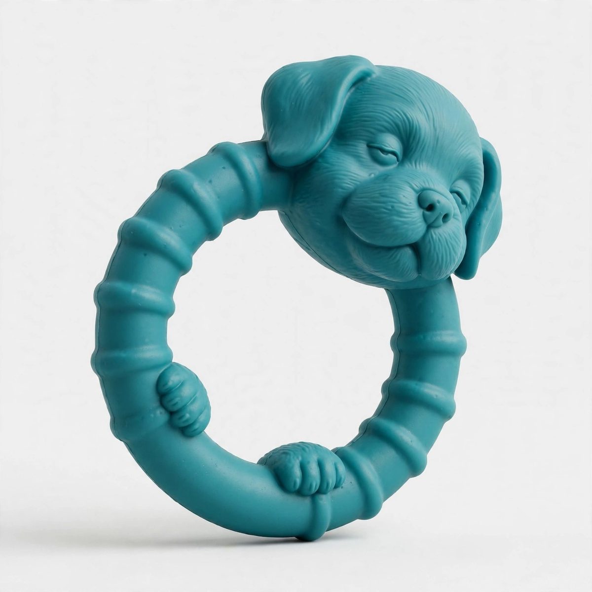 WiggleWhisk Puppy Teething Chew Ring — view 2