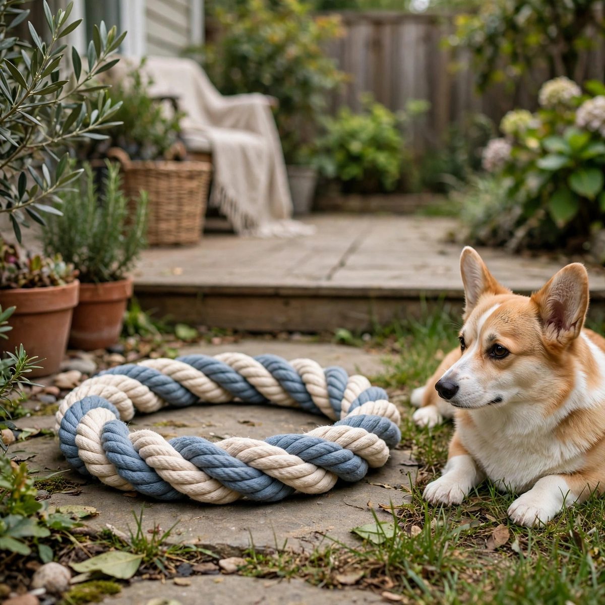 WiggleWhisk Rope Ring Tug Toy — view 4