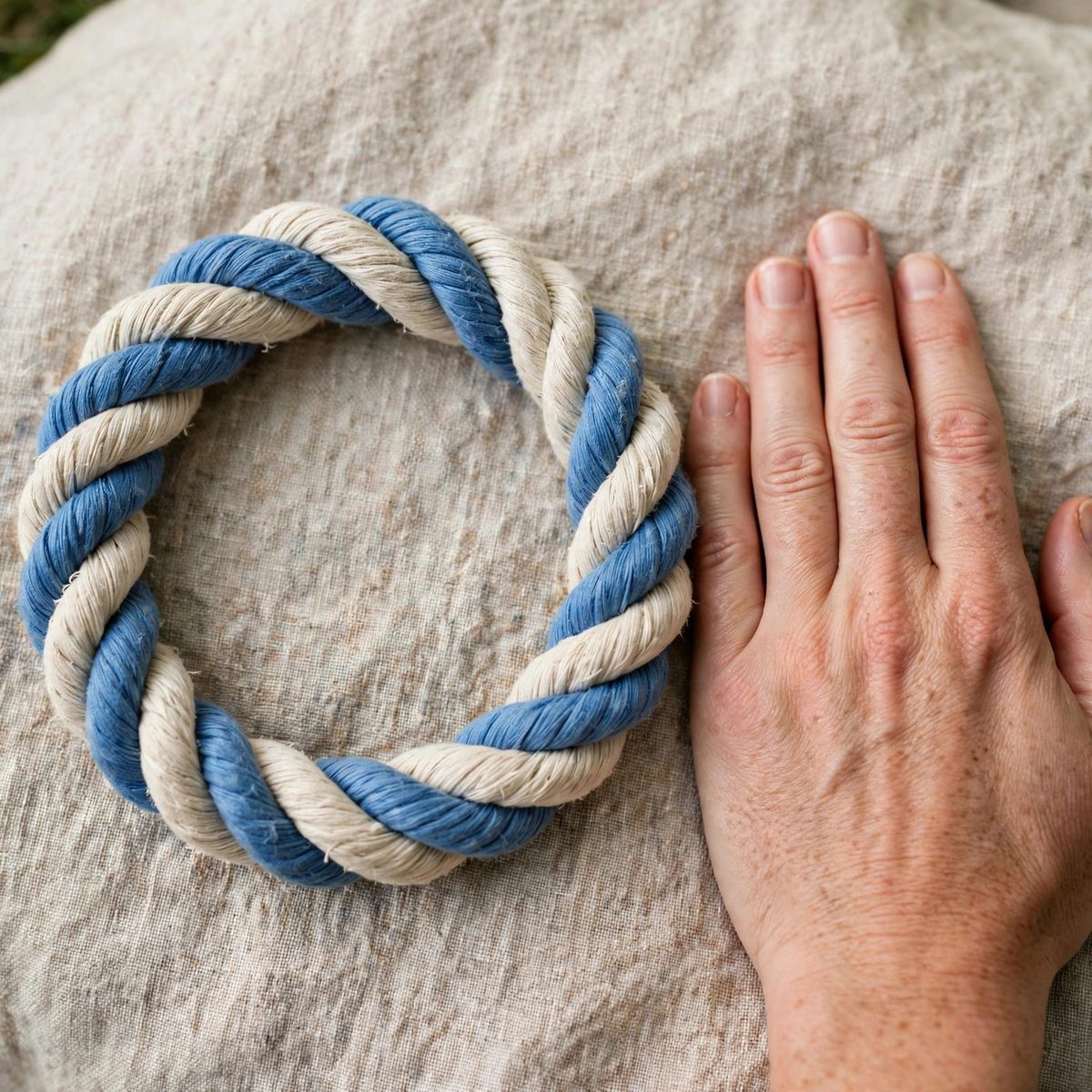 WiggleWhisk Rope Ring Tug Toy — view 5